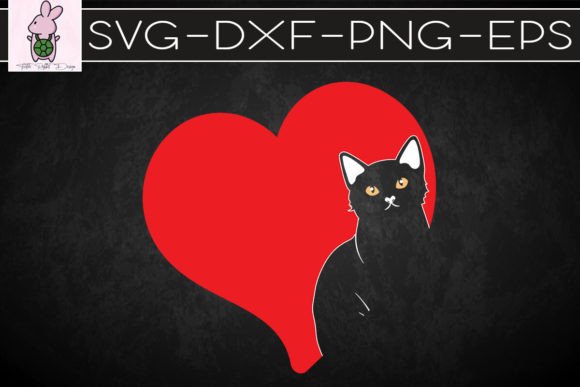 Black Cat Heart Valentine SVG Review