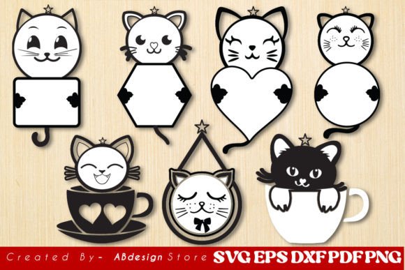 Black Cute Kawaii Cat Kitty Design Svg Review