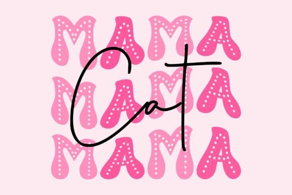 Cat Mama Retro SVG Sublimation PNG Review