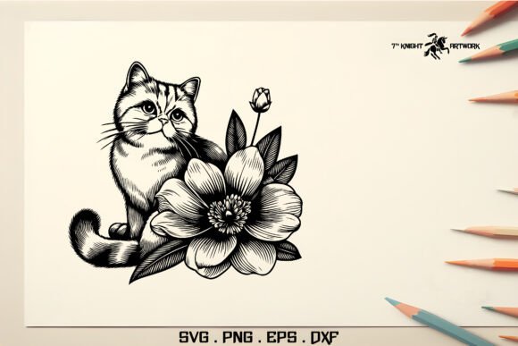 Cat with Flower Svg Pt.4 Review