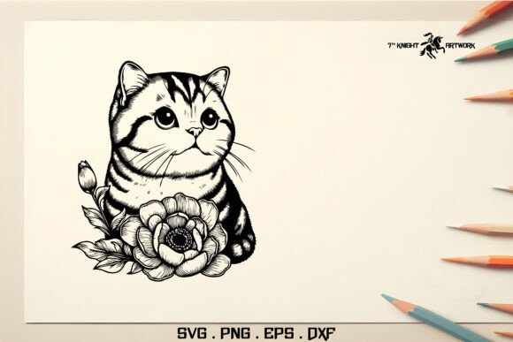 Cat with Flower Svg Pt.5 Review