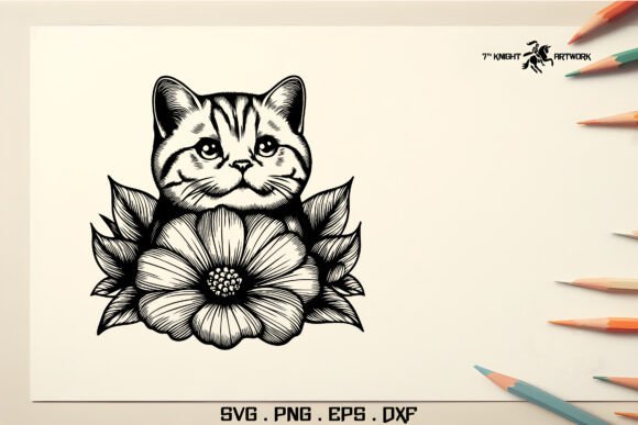 Cat with Flower Svg Pt.6 Review