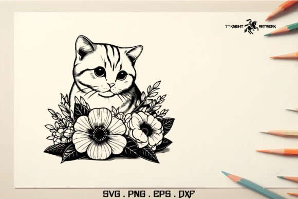 Cat with Flower Svg Pt.9 Review