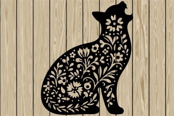 Floral Cat Meowing Stencil SVG: A Designer's Real-World Review