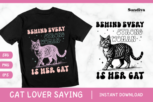 Funny Cat Lover Saying SVG PNG EPS 11 Review