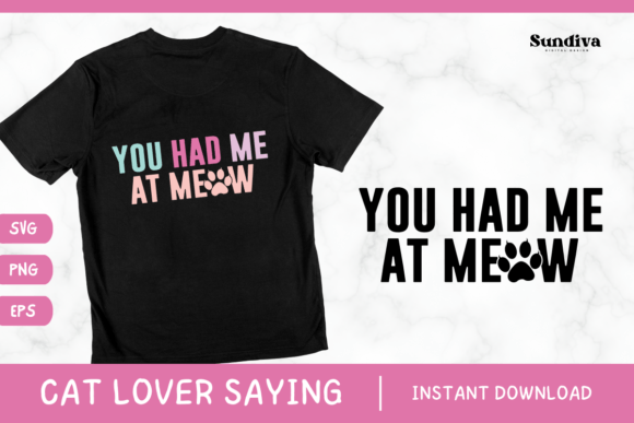 Funny Cat Lover Saying SVG PNG EPS 2 Review