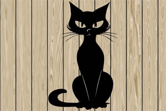 Halloween Witch Cat Stencil SVG Review