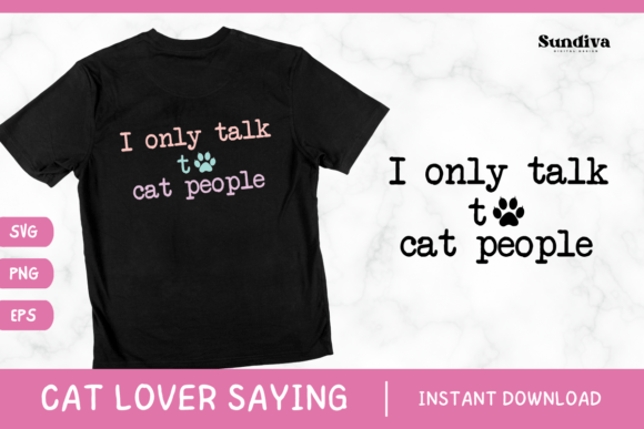 Review: Funny Cat Lover Saying SVG PNG EPS 6